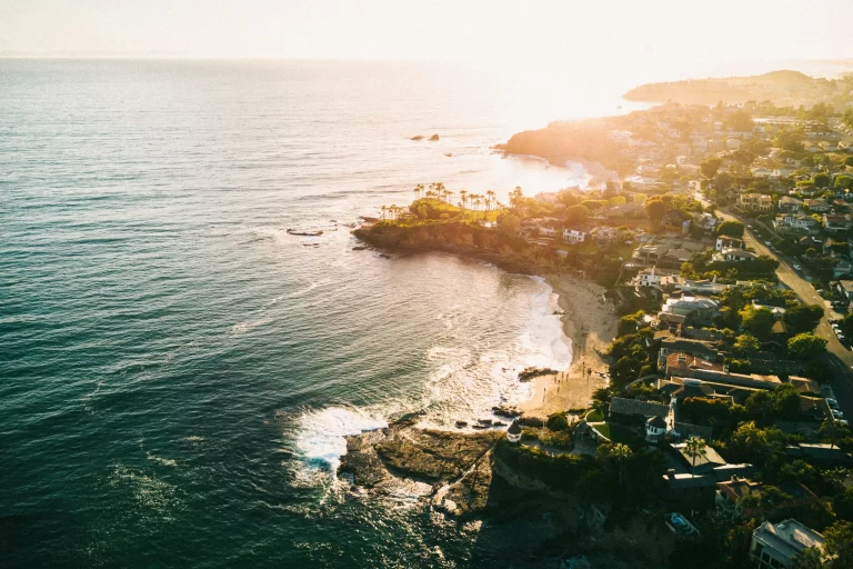 Orange County coastline Orange County coastline at sunset